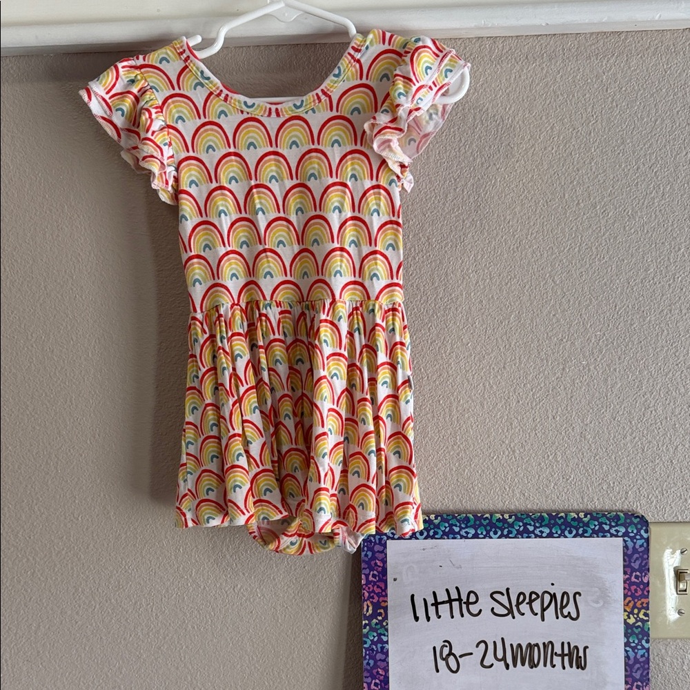 Little Sleepies Rainbow Kids Dress